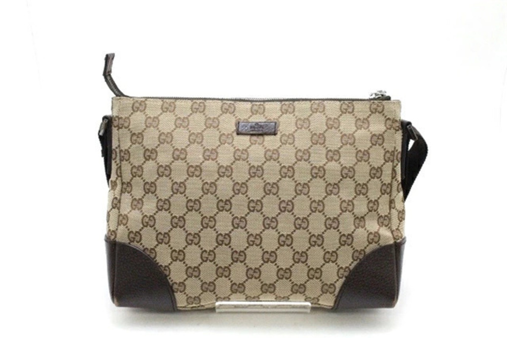 Gucci Crossbody Bag canvas Beige Cream